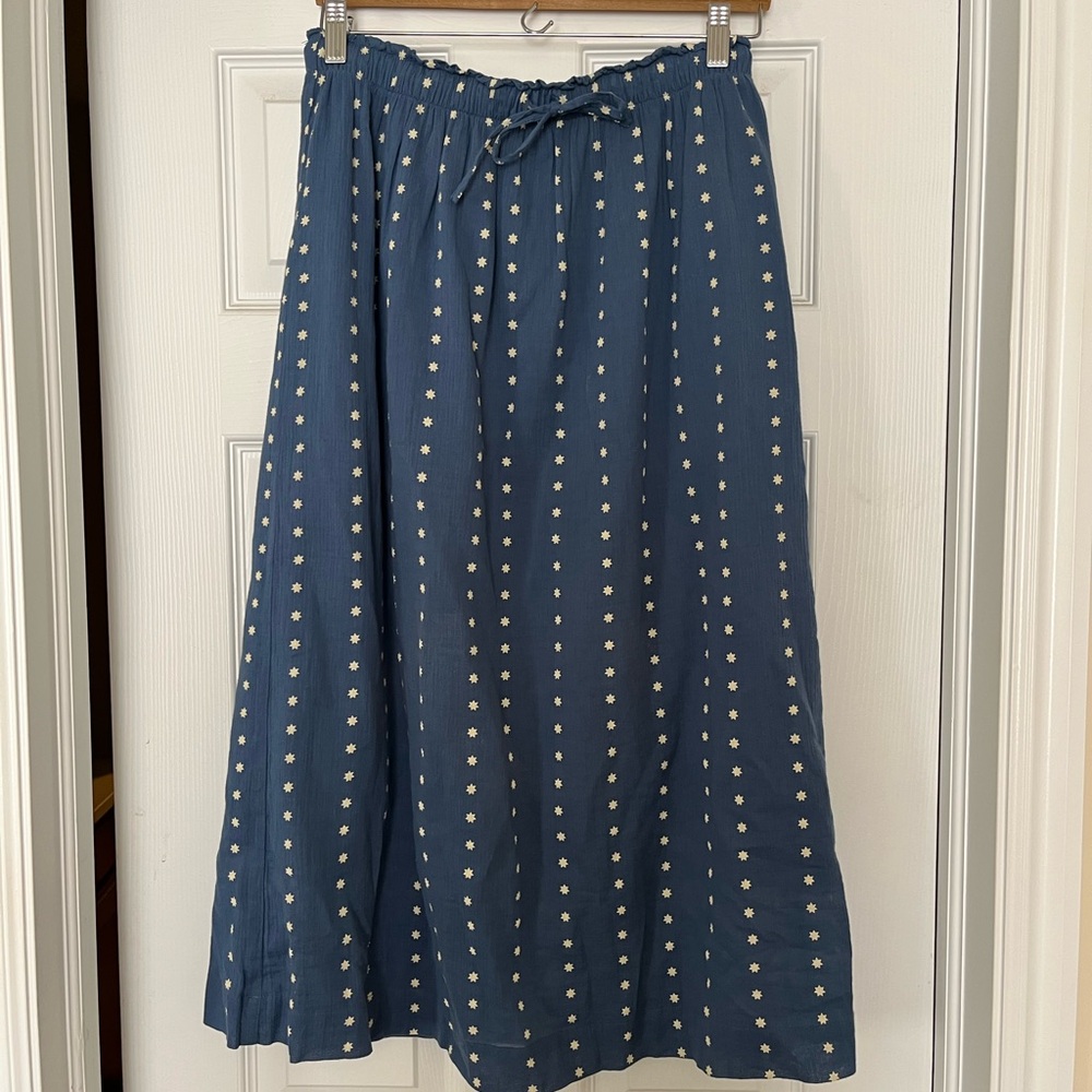 The Tiny Big Sister Blue Starburst Skirt